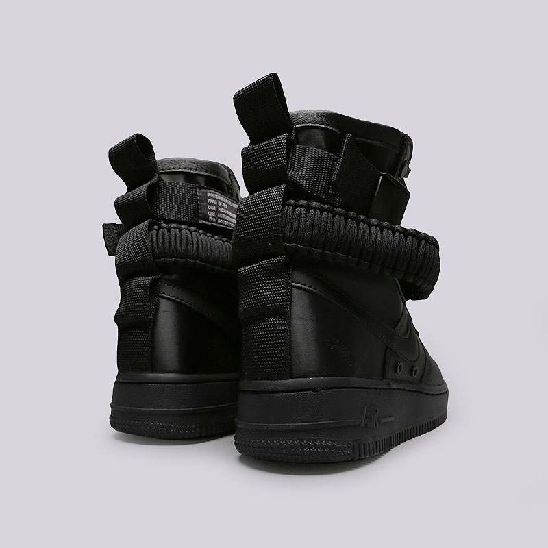 женские черные кроссовки Nike WMNS SF Air Force 1 857872-005 - цена, описание, фото 5